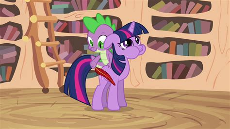Image Spike Continuing Tickling Twilight S2e20png My Little Pony