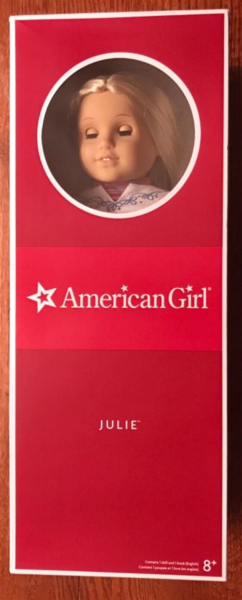 Authentic American Girl Doll Julie And Nrfb Book And Meet Outfit Ebay