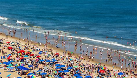 A view of the ocean city boardwalk in maryland from its south to its north side, all seen via tram car. 08/04/2016 | Ocean City Water Rescues Way Down So Far This ...