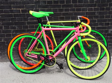 Fixed Gear Blog Bright Color Bikes For Dark Days