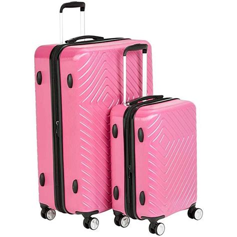 Amazonbasics Geometric Luggage Expandable Suitcase Spinner