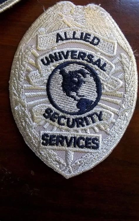 Other Historical Memorabilia Allied Universal Security Services Badge