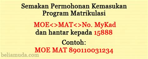5 checklist selepas semakan matrikulasi 2021 melibatkan keputusan permohonan tawaran dan rayuan result secara online. Cara Semakan Keputusan Permohonan Kemasukan Program ...