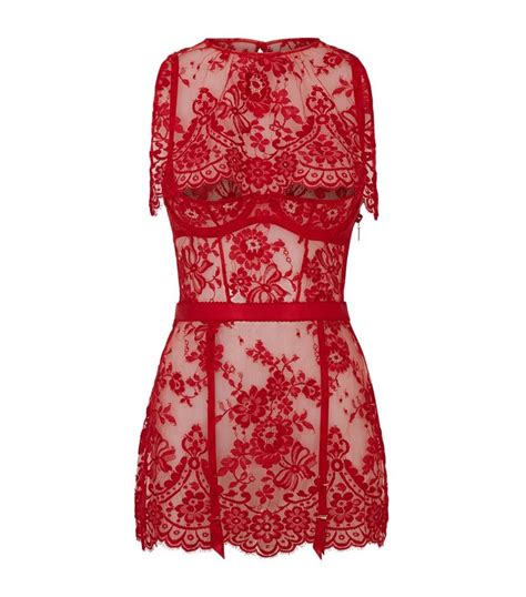 Agent Provocateur Honney Playsuit In Red Lyst