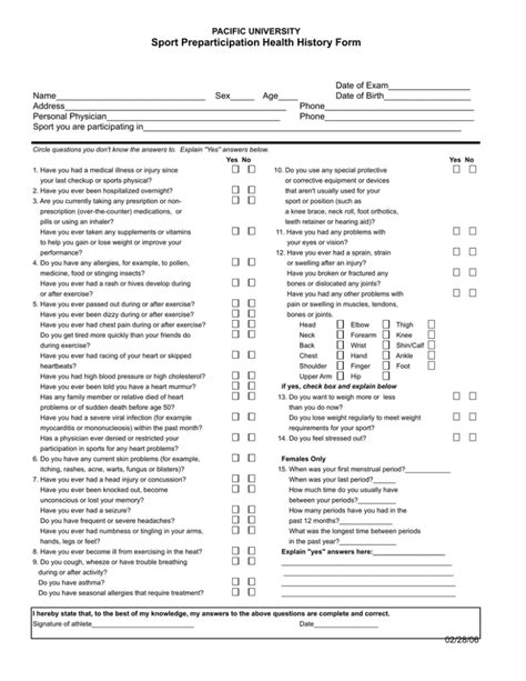 Date Of Exam Name Sex Age