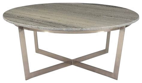 18 inches marble end table top hand made coffee table with amazing butterfly art. Round Grey Marble Coffee Table - Contemporary - Coffee ...