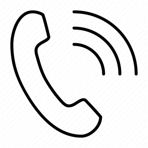 Phone Call Telephone Contact Dial Communication Ring Svg Png Icon Free