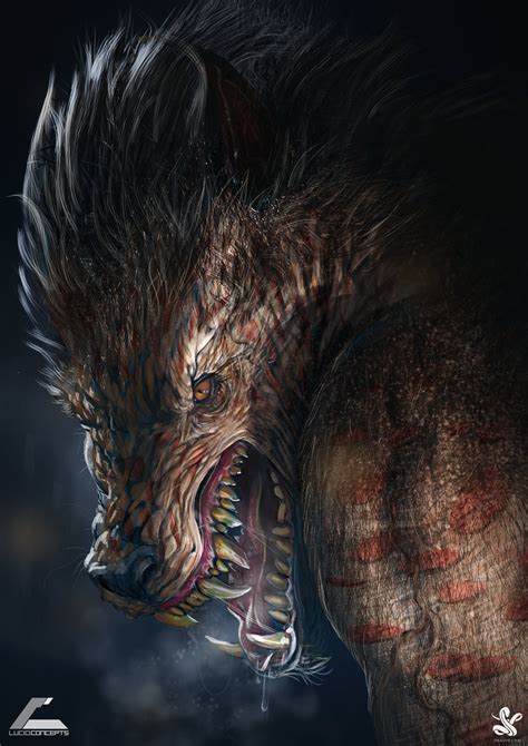 Artstation Werewolf Saad Irfan Werewolf Werewolf Art Vampires