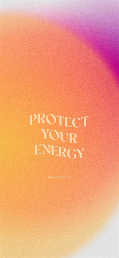 Protect Your Energy Iphone Wallpaper Spiritual Wallpaper Aura