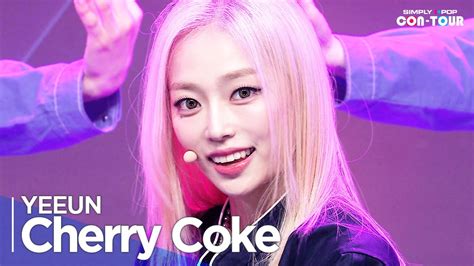 Simply K Pop Con Tour Yeeun예은 Cherry Coke Ep566 4k Youtube