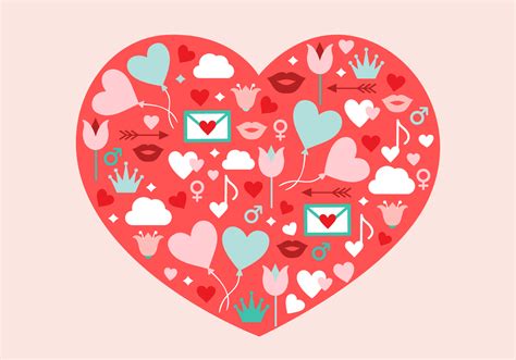 Free Valentines Day Vector Heart Illustration 138498 Vector Art At