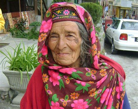 Hunza Woman In Karimabad Hunza Valley Gilgit Baltistan Pakistan