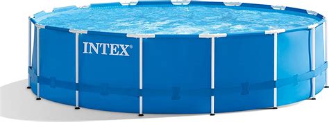 Intex 15ft X 48in Metal Frame Pool Set With Filter Pump Ladder Ground