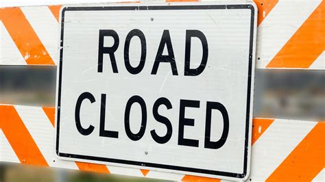 Road Closed Sign Vumc Reporter Vanderbilt University