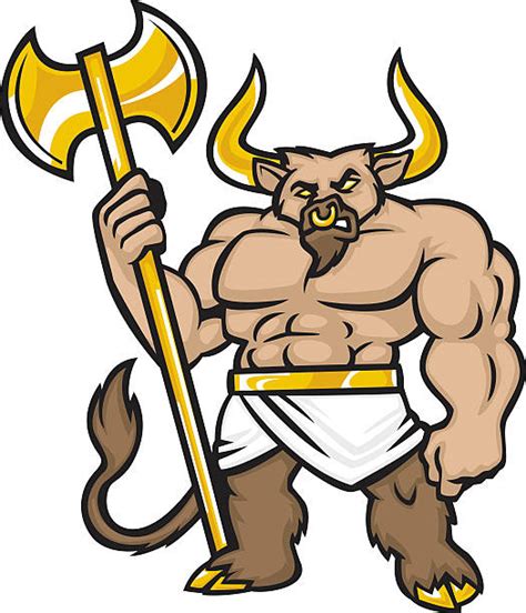 The Minotaur Illustrations Royalty Free Vector Graphics And Clip Art