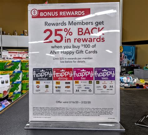 In the event the card is lost or stolen, the bsd client must contact office depot immediately at 888.438.4037 so that office depot can place a hold on the account to prevent further transactions. (EXPIRED) Earn $25 Rewards On $100 Happy Gift Cards At Office Depot/Office Max (Max $25 Back)