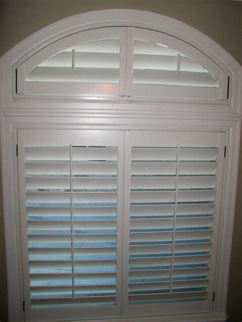 Arched Window Shutters Interior