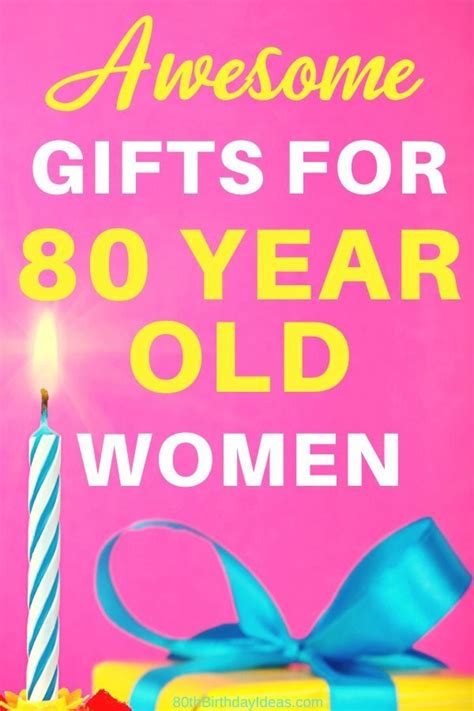 This post may contain affiliate links. 80th Birthday Gifts for Women - 25 Best Gift Ideas for 80 ...