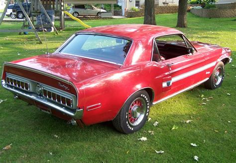 Candy Apple Red 1968 Ford Mustang Gt High Country Special Hardtop