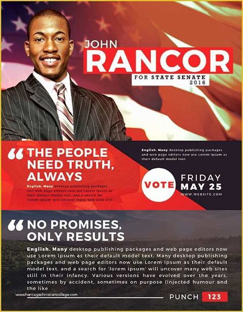 Free Political Campaign Flyer Templates Of Best Political Flyer