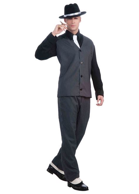 Mens Roaring 20s Gangster Costume 1920s Costumes