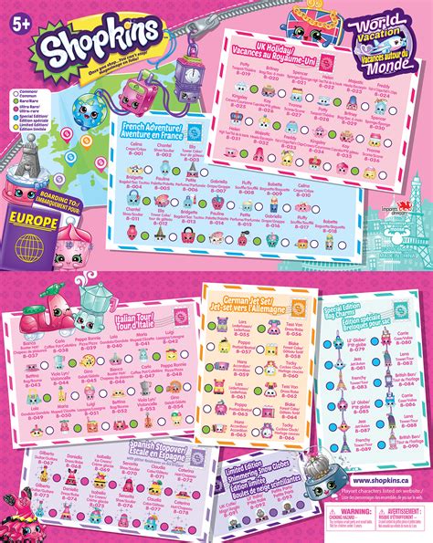 Shopkins Checklist Season 7 This Season Features New Join The Party