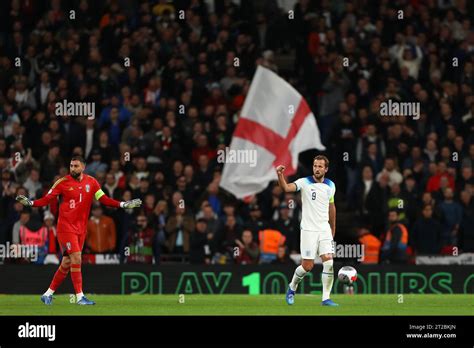 Harry Kane Of England Celebrates After Scoring A Goal To Make It 3 1