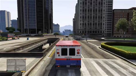 Grand Theft Auto 5 Ambulance Driving Gameplay Hd Youtube