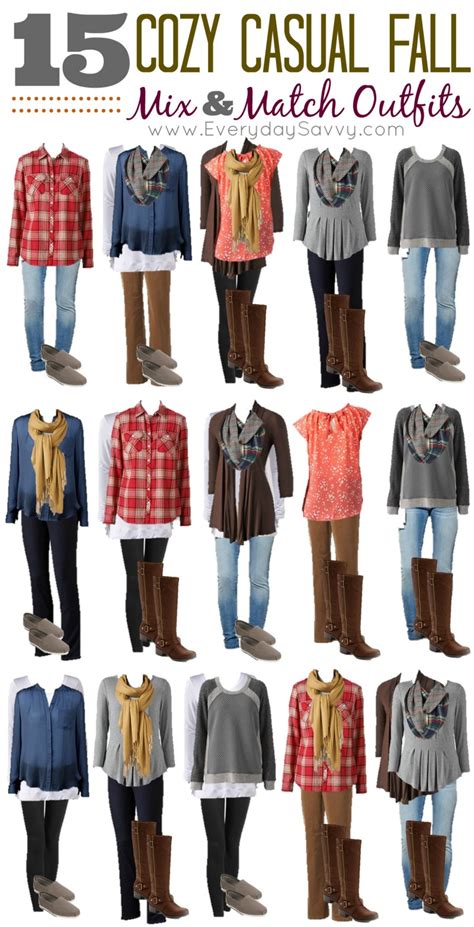 15 Cozy Casual Fall Mix And Match Outfits From Kohls