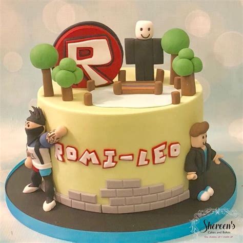 This post may contain affiliate links. Roblox Birthday Cake Avatar Tree | Tortas para niños ...