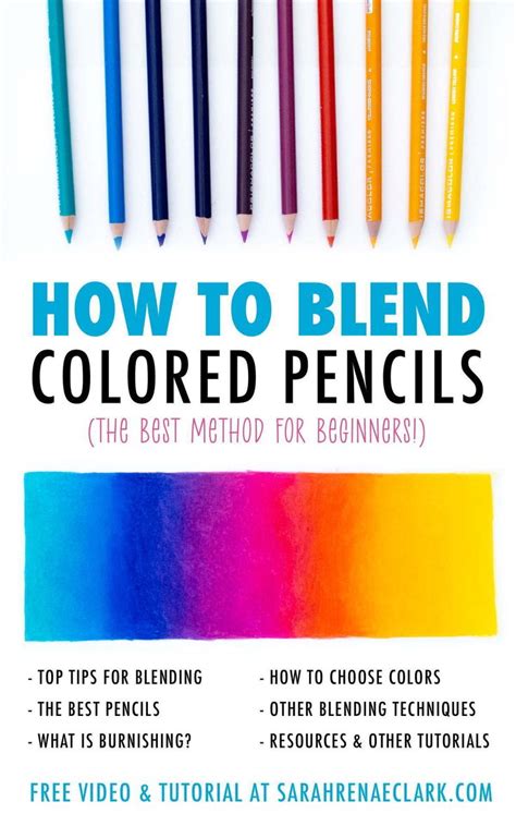 How To Blend Colored Pencils The Best Method For Beginners Blending