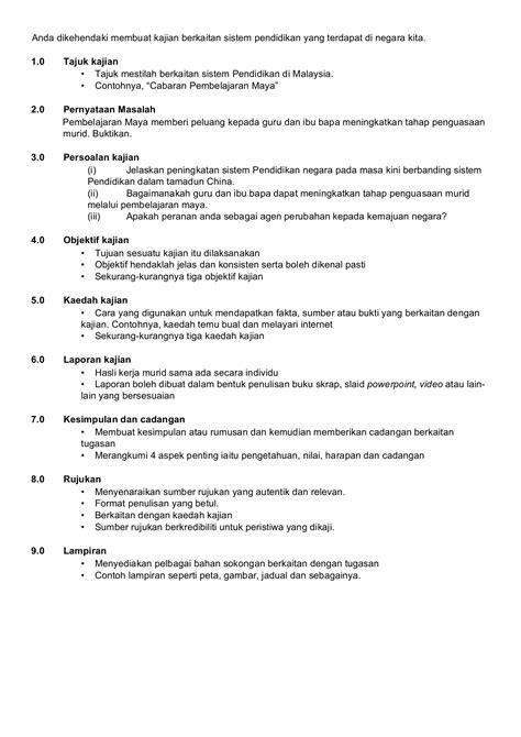 Contoh Laporan Kajian Kes Sejarah At Life Why - Vrogue