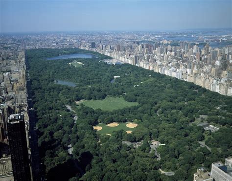 Aerial View Of Central Park New York New York Library Of Congress