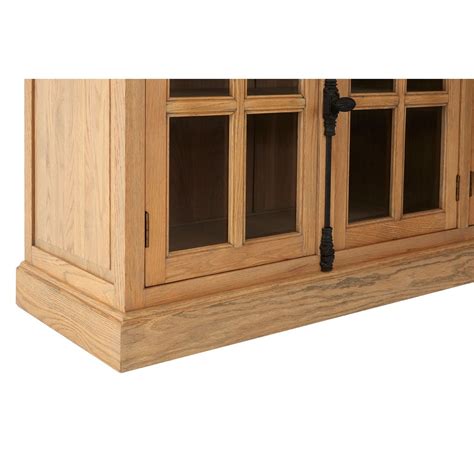 Antique oak sideboard/buffet with beveled glass. Oak & Glass Classic Sideboard
