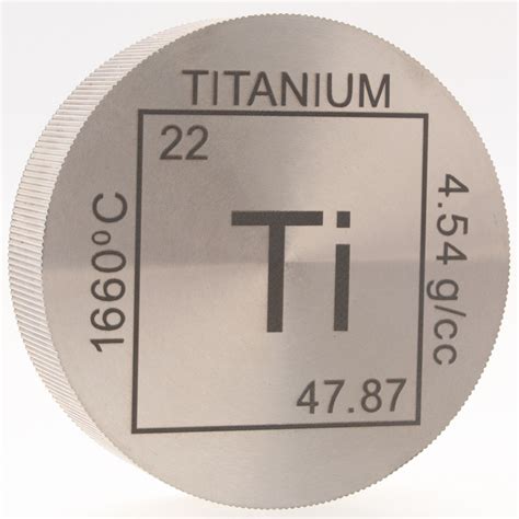 One Pound Titanium Element Design Bullion Round Pristine Auction
