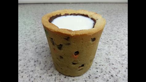 How To Make Milk And Cookie Cups Rainbowtiedyechocolate Chip Youtube