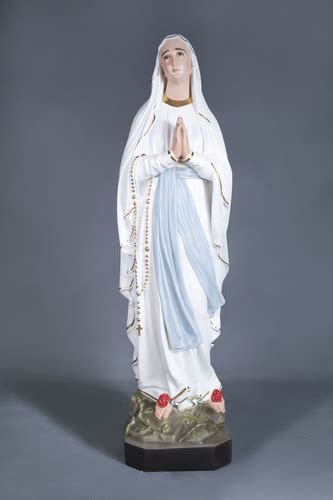 Our Lady Of Lourdes Statue Of The Blessed Virgin Mary