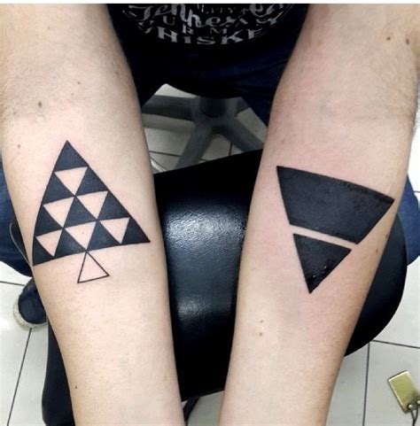 Geometric Tattoo Triangle Tattoos Triangle Tattoo Meaning Triangle