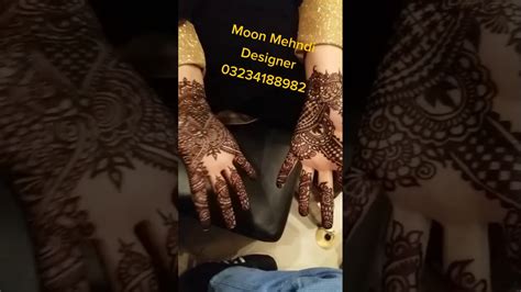 Moon Mehndi 03234188982 Youtube