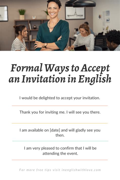 How To Decline An Invitation In English — In English With Love