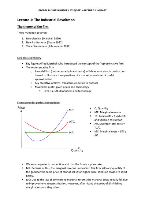 Lecture 1 Global Business History Lecture 1 The Industrial