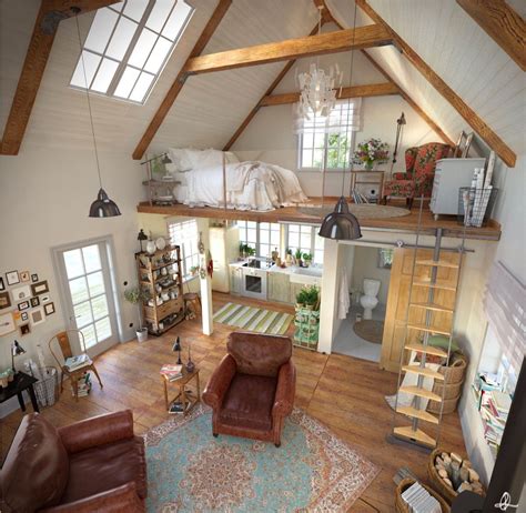 40 Loft Living Spaces That Will Blow Your Mind Tiny
