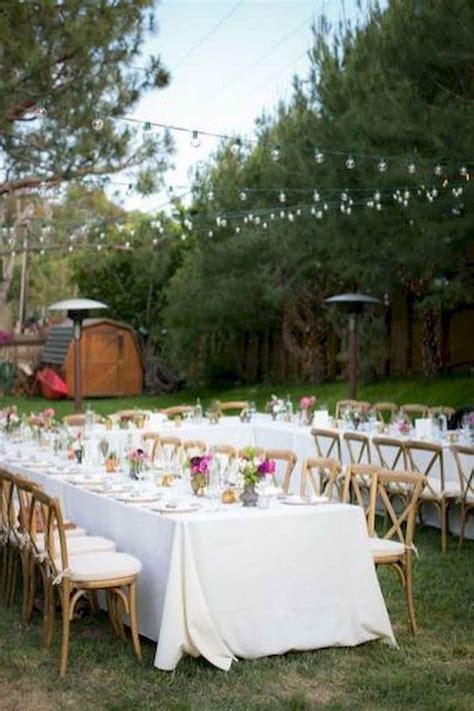44 Stunning Backyard Wedding Decor Ideas On A Budget Diy Backyard