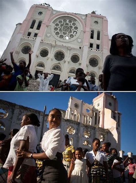 In light of the tragedy and new borrowing that lifted haiti's debts back to $1.25 billion. Haiti Before And After The Earthquake (7 pics)