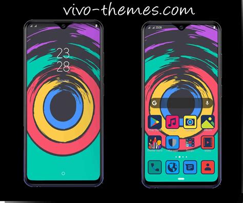 Dark Circles Theme For Vivo Android Smartphone Vivo Themes Itz