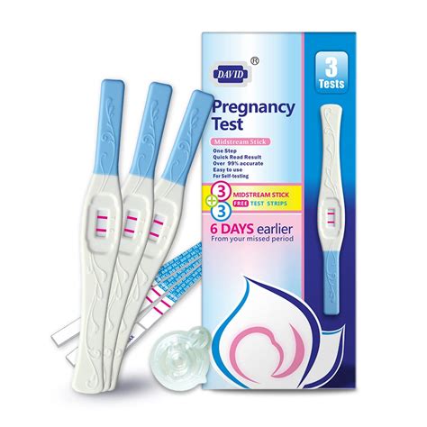 Buy David Pregnancy Tests Early Detection Hcg Test For Fertility Women Over 99 Accurate And
