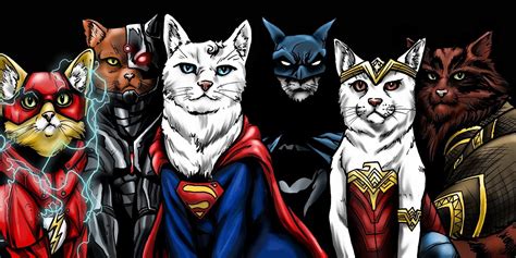Line It Is Drawn Cats Drawn As Superheroes Super Villains Cbr Cat