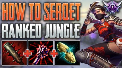 Smite Ranked Conquest Masters Serqet Jungle How To Teamplay With