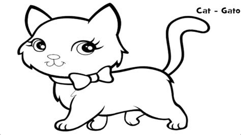 Menggambar Dan Mewarnai Hewan Kucing Untuk Anak Anak Youtube