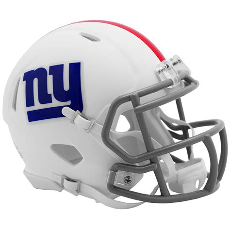 New York Giants White Matte Authentic Speed Helmet New In Box 25790